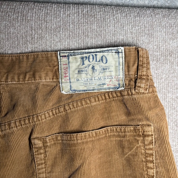 Polo Ralph Lauren Tan Corduroy Pants Men’s 36x30 Straight Fi - Picture 11 of 16